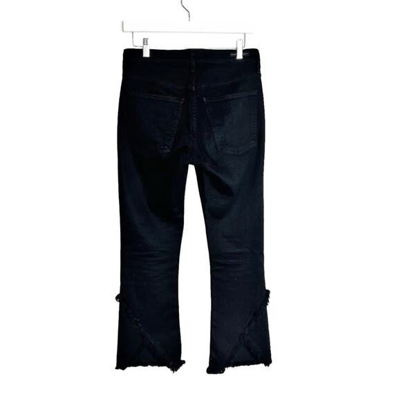 Citizens of Humanity Drew High Rise crop flare jeans in Soirée black size 27 - Picture 10 of 10